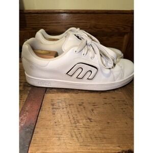 Etnies Callicut Shoe White / Black Mens 12 Skateboard Shoes Vintage Y2K Retro